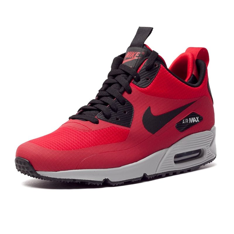 Nike Air Max 90 Winter Mid Red, красный, нейлон, мужские