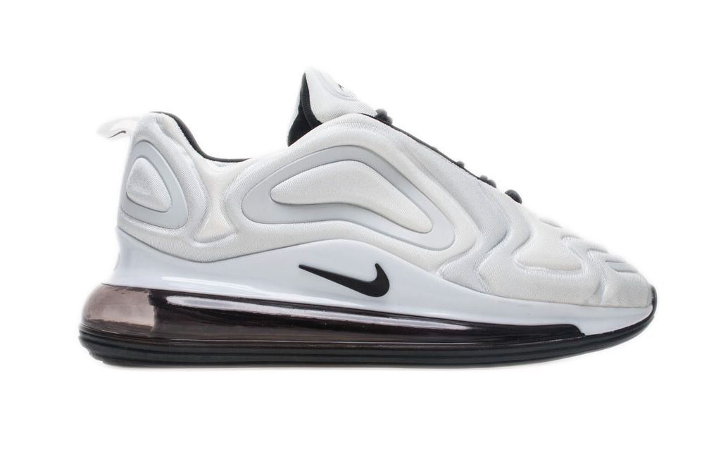 Nike Air Max 720 White/Black, белый с черным, нейлон, мужские, женские
