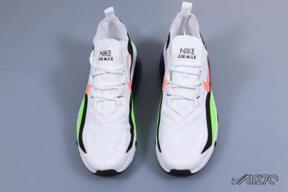Nike Air Max 270, белый с зеленым, нейлон, мужские, женские