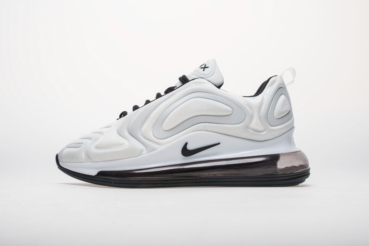 Nike Air Max 720 White/Black, белый с черным, нейлон, мужские, женские