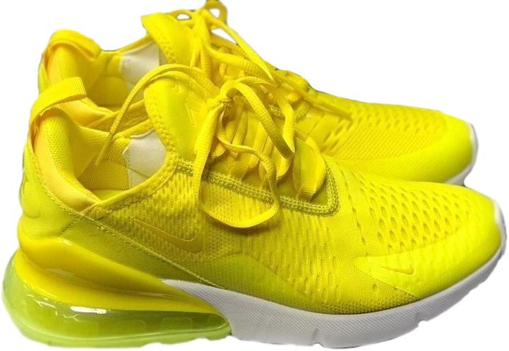 Nike Air Max 270, желтый, нейлон, мужские, женские