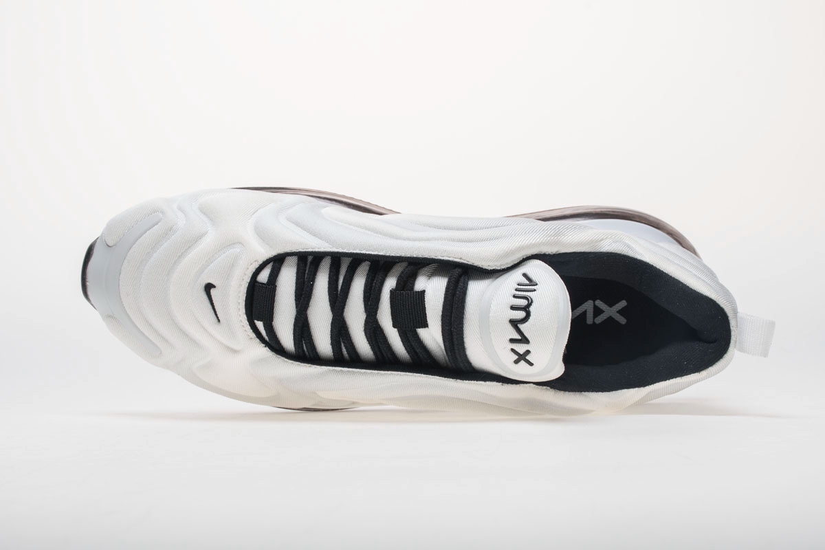 Nike Air Max 720 White/Black, белый с черным, нейлон, мужские, женские
